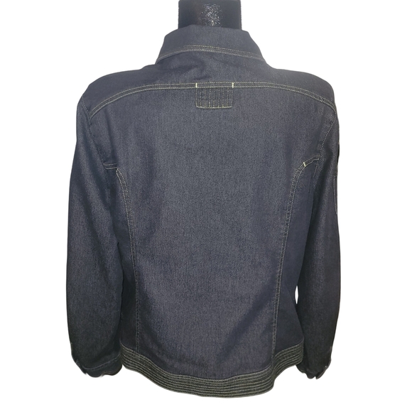 Conviction 90's Zip Up Jean Jacket S - Picture 6 of 7